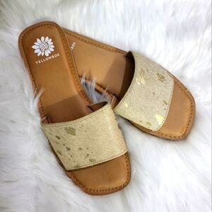 Yellow box Dariah Slide Sandals
